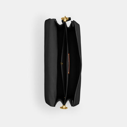 CY920-CHAIN TABBY SHOULDER BAG 30-B4/BLACK