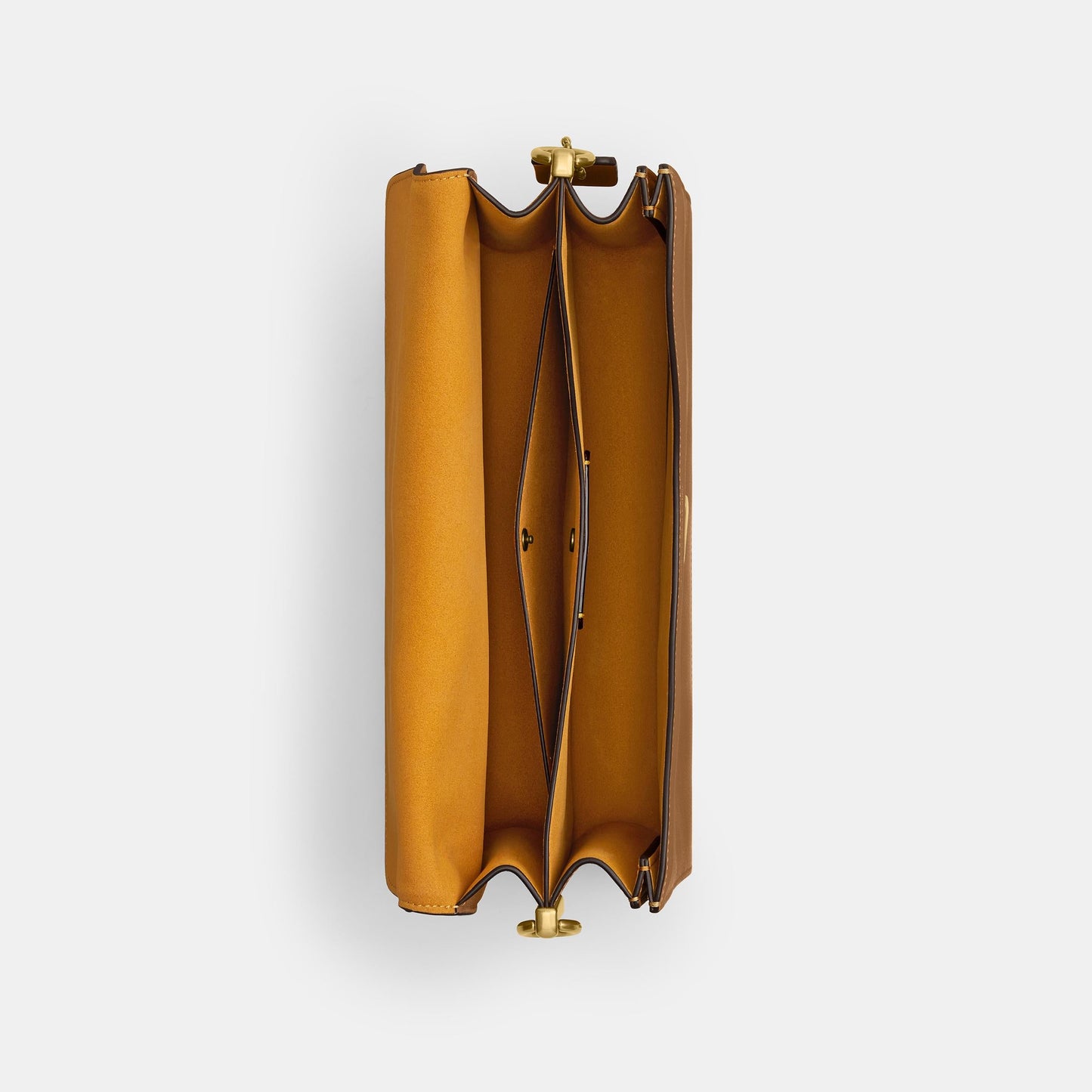 CY920-CHAIN TABBY SHOULDER BAG 30-B4/Honey Brown