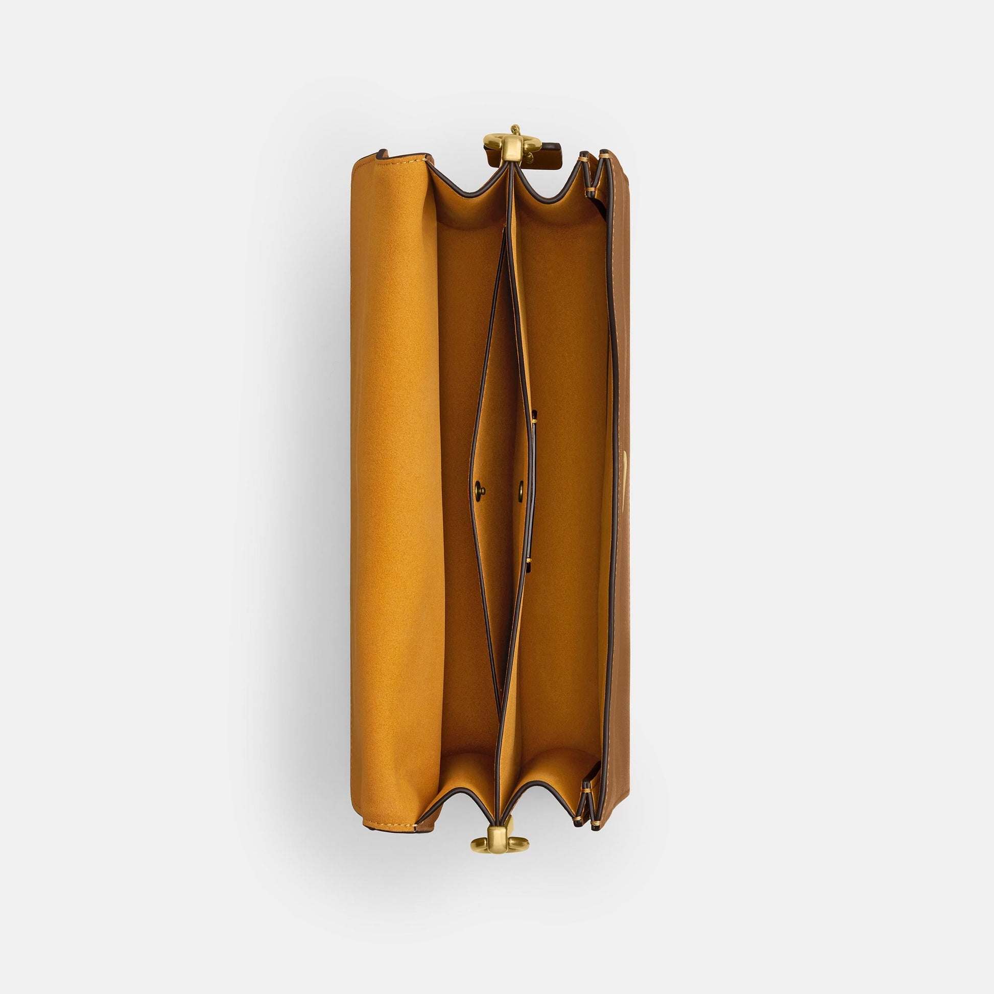 CY920-CHAIN TABBY SHOULDER BAG 30-B4/Honey Brown