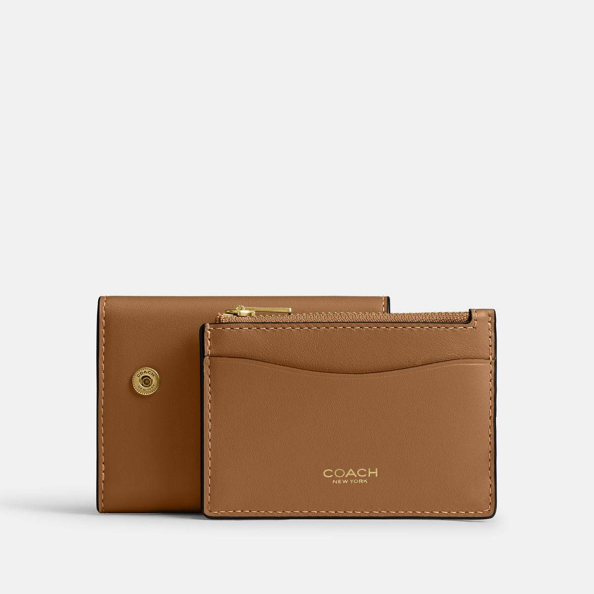 CZ111-ESSENTIAL CARD HOLDER WALLET-B4/Honey Brown