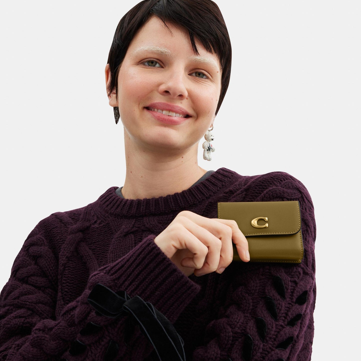 CZ111-Essential Card Holder Wallet-B4/Muted Olive