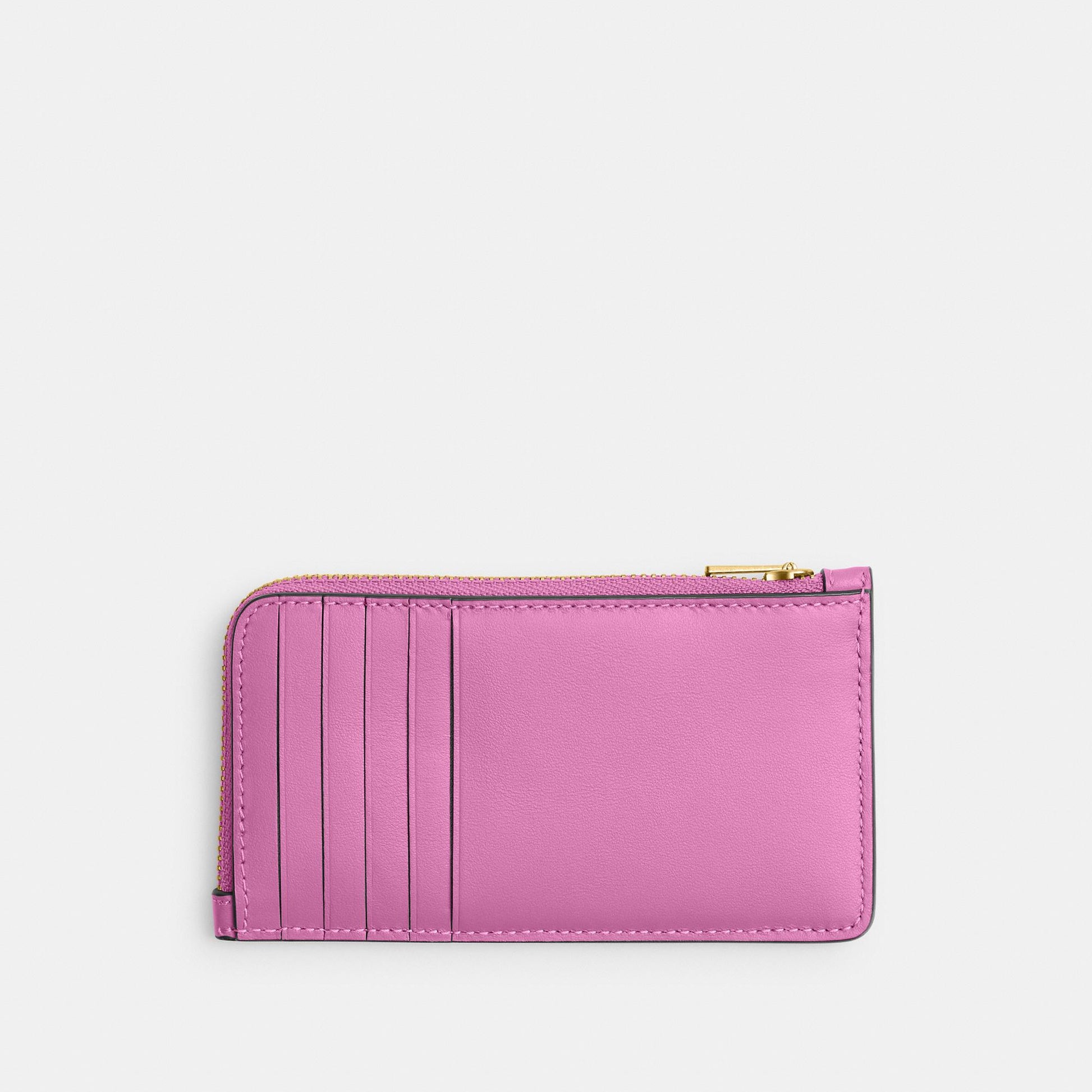 CZ112-New York Zip Card Case-B4/Fuchsia.