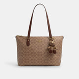 CZ195-Collectible Bear In Signature Canvas-Im/Tan/Brown