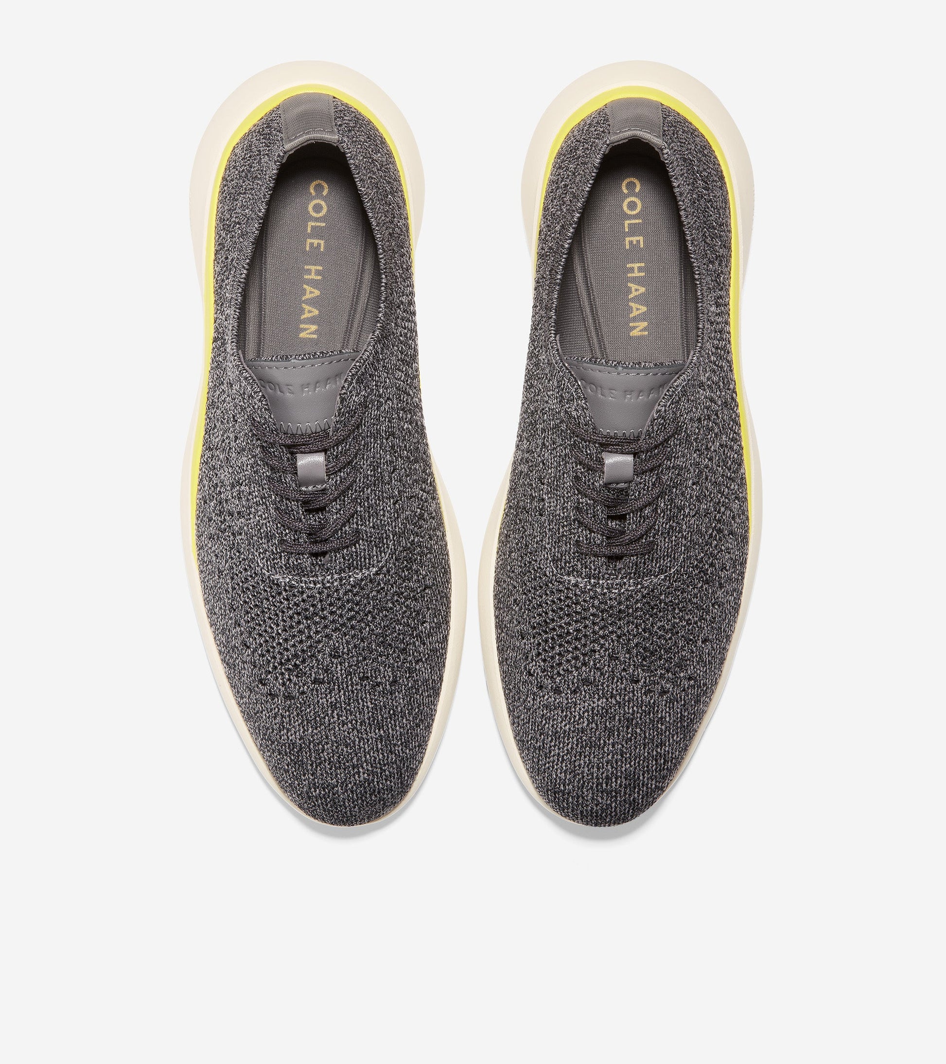 Grand Troy Wingtip Oxford-c33767-Black Knit