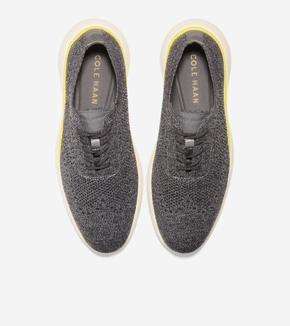 Grand Troy Wingtip Oxford-c33767-Black Knit