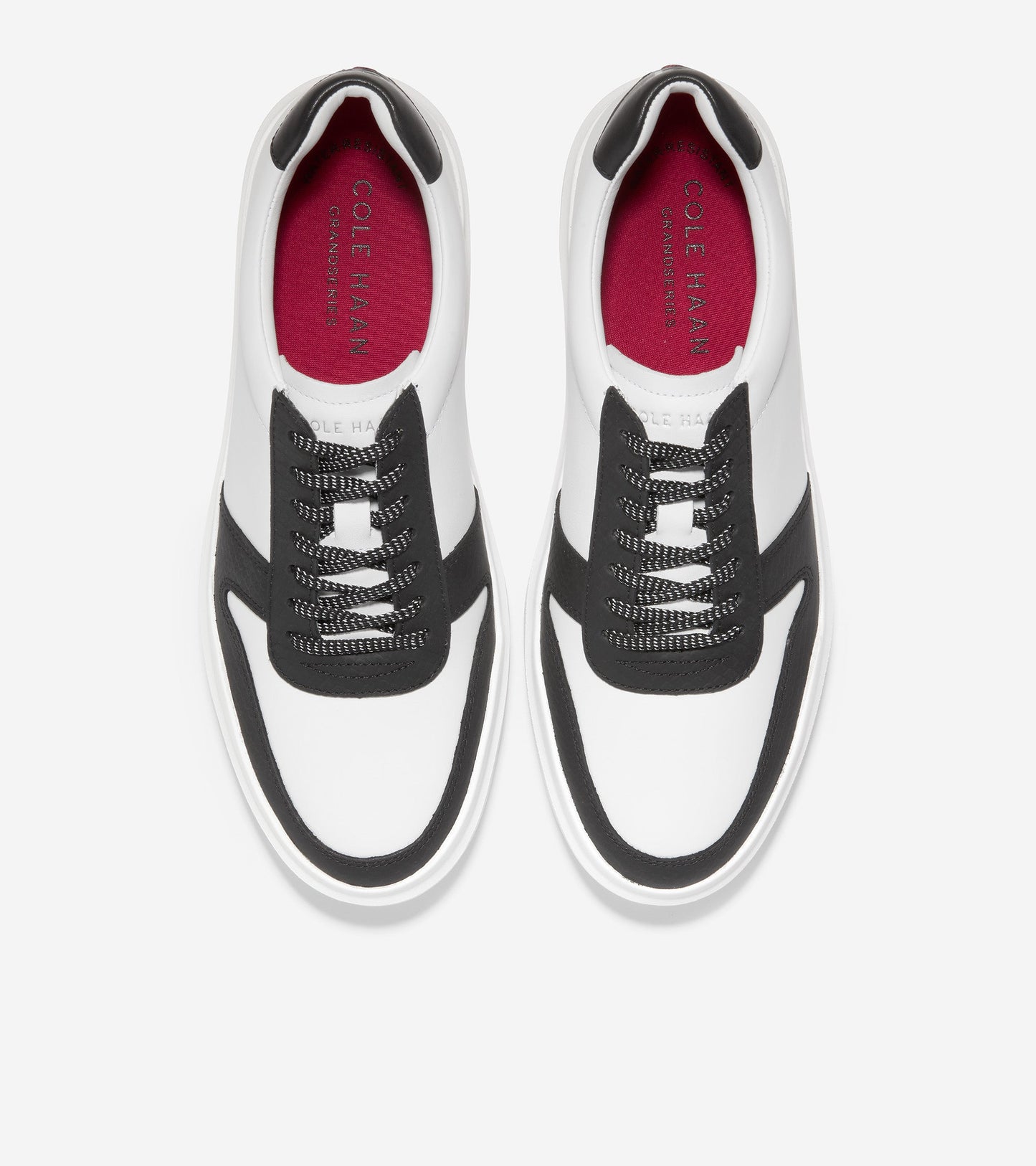 C34493-GrandPrø Am Golf Sneaker-Optic White/Black Python Print