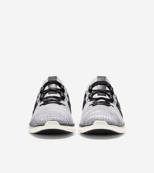 C35724-GrandMøtion Woven Sneaker-Grey Pinstripe Stitchlite™