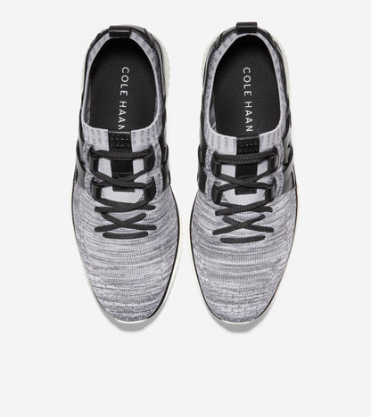 C35724-GrandMøtion Woven Sneaker-Grey Pinstripe Stitchlite™