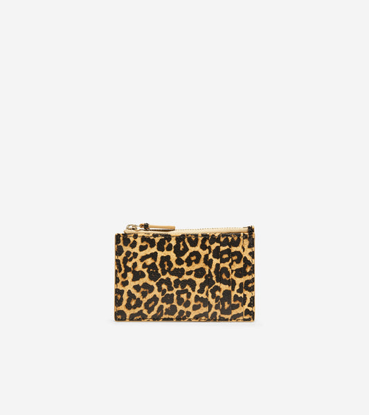 ColeHaan-GRANDSERIES Card Case with Zip-u04998-Leopard