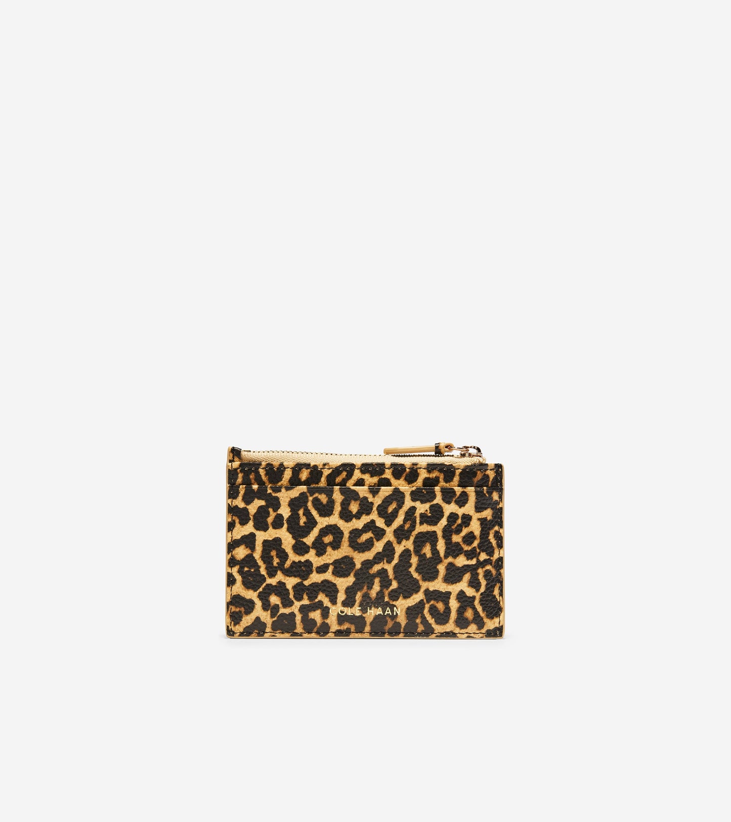 ColeHaan-GRANDSERIES Card Case with Zip-u04998-Leopard