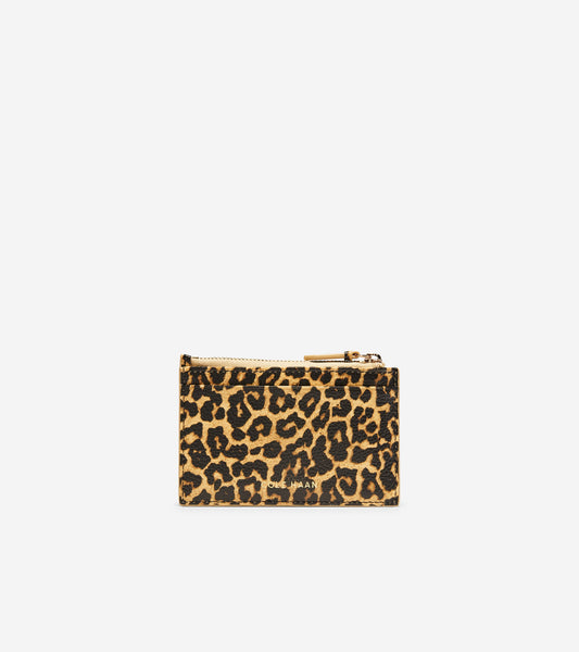 ColeHaan-GRANDSERIES Card Case with Zip-u04998-Leopard