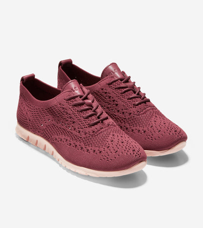 ColeHaan-ZERØGRAND Wingtip Oxford-w21777-Chocolate Truffle Stitchlite™