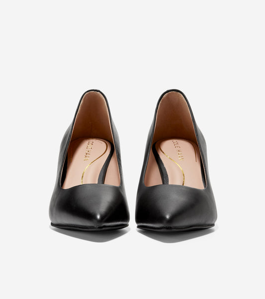 W26384-Vandam Pump-Black Leather