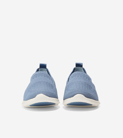 W26512-ZERØGRAND Slip-On Loafer-China Blue Stitchlite™