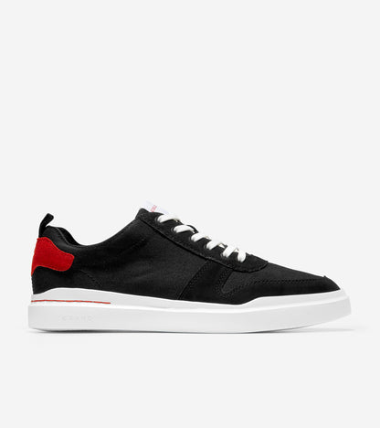 ColeHaan-GrandPrø Rally Canvas Court Sneaker-c34871-Black-Lava