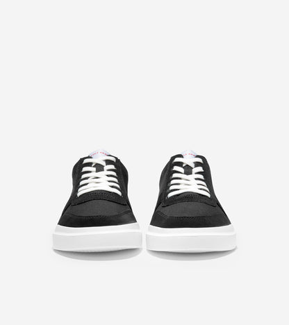 ColeHaan-GrandPrø Rally Canvas Court Sneaker-c34871-Black-Lava