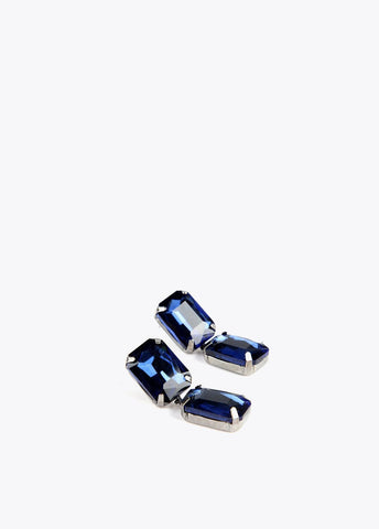 12410028-Crystal charms earrings-Blue