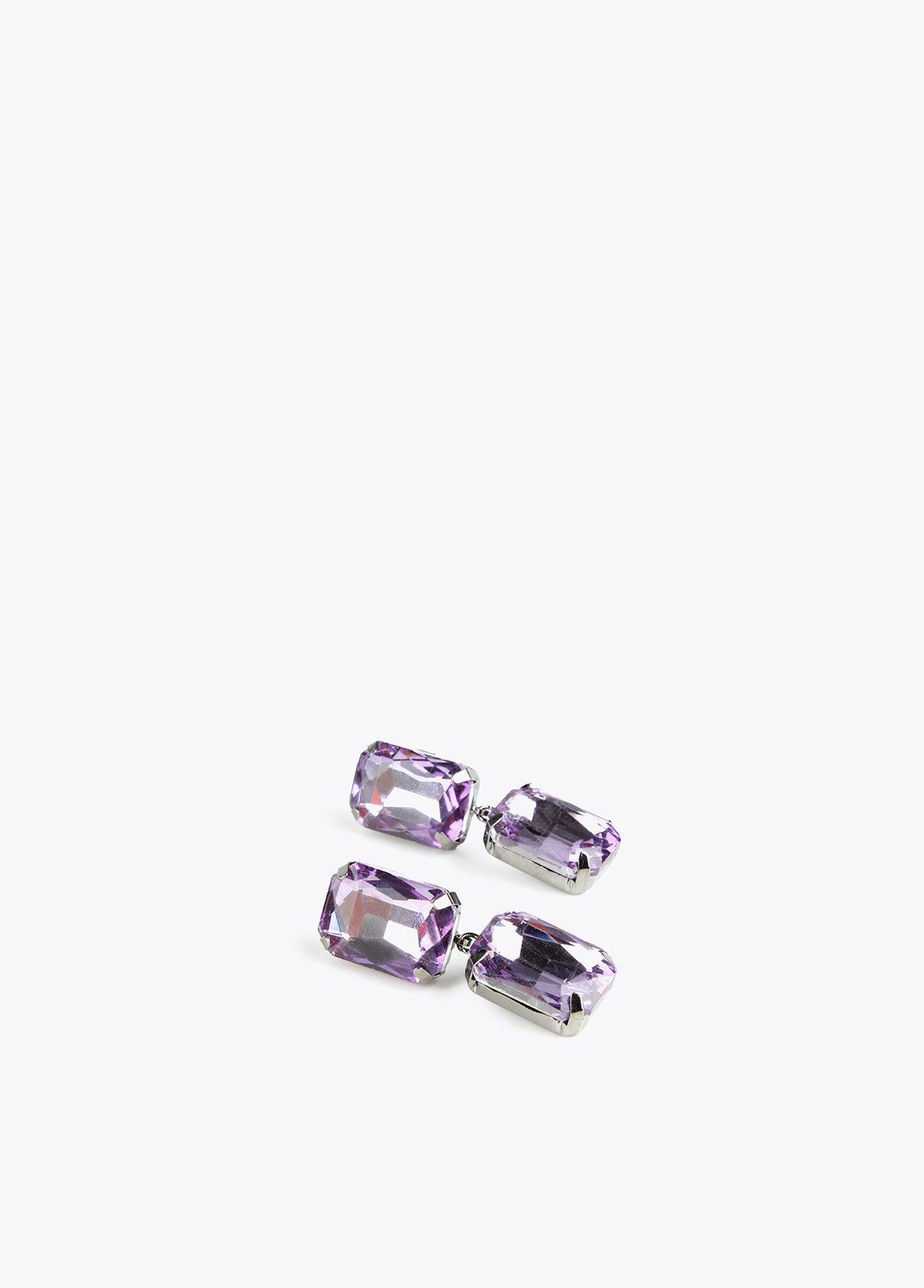 12410028-Crystal charms earrings-Multi