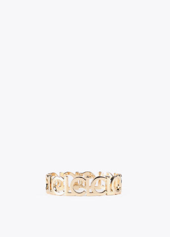 12413005-Logo bracelet-Golden