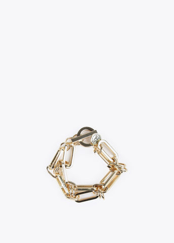 12413007-Double link bracelet-Golden