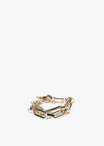 12413007-Double link bracelet-Golden