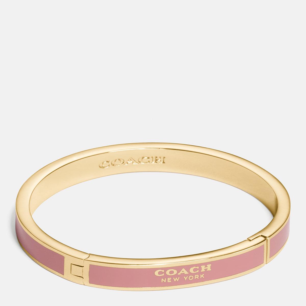 COACH-Coach Enamel Hinged Bangle-16512-DEN