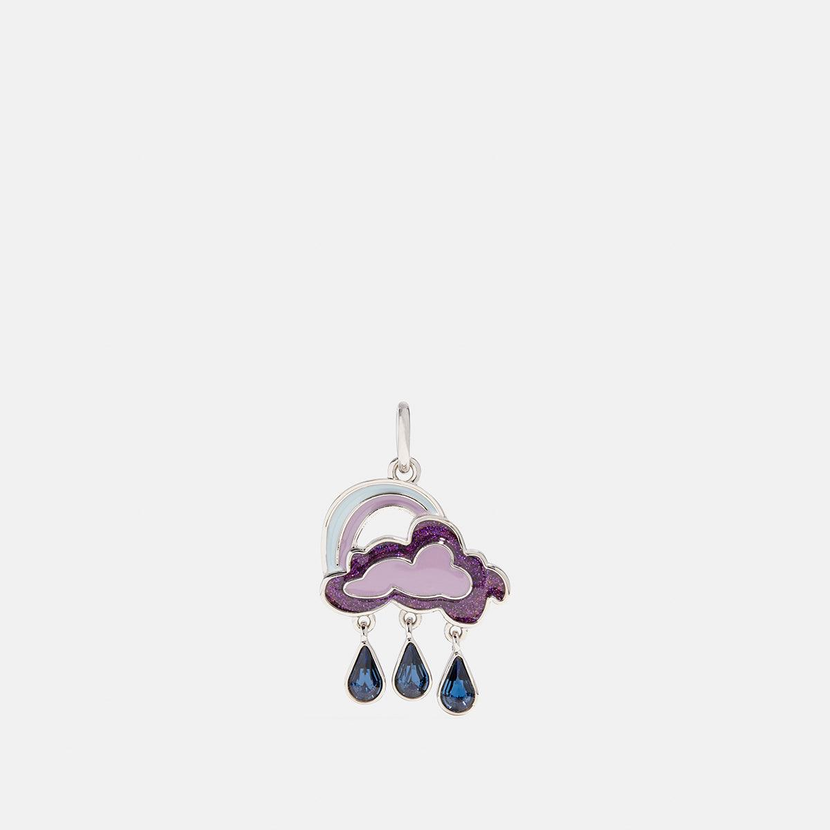 COACH-Cloud And Rainbow Enamel Charm-27751-SVNBC