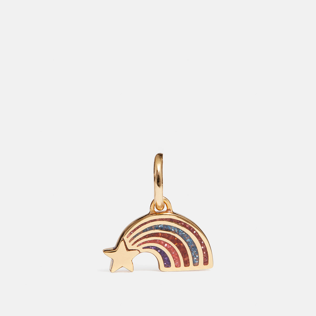 COACH-Glitter Shooting Star Enamel Charm-27818-GDE1L