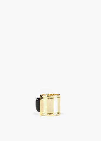 32412001-Maxi stone ring-Black