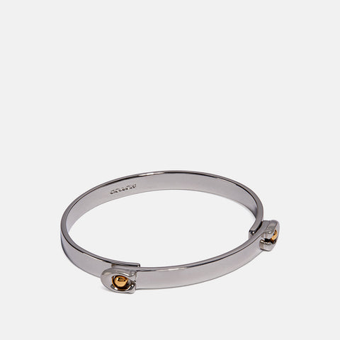 COACH-Sculpted Signature Tension Hinged Bangle-32734-svgd