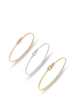 Interlocking Signature C Stone Bangle Bracelet Set-335756TRI-Tritone