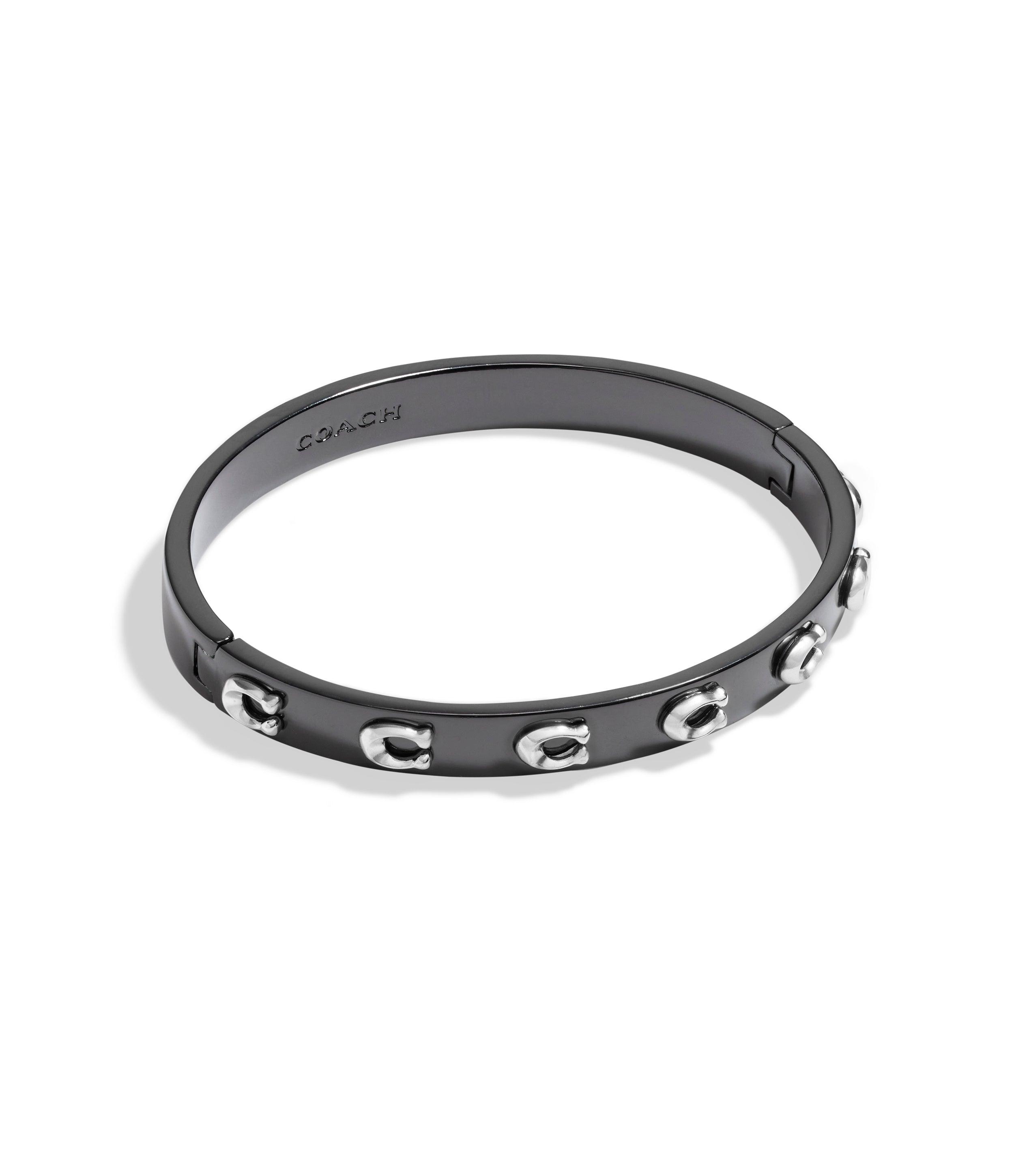 Signature Bangle Bracelet-335948HEM-Multi/Hematite