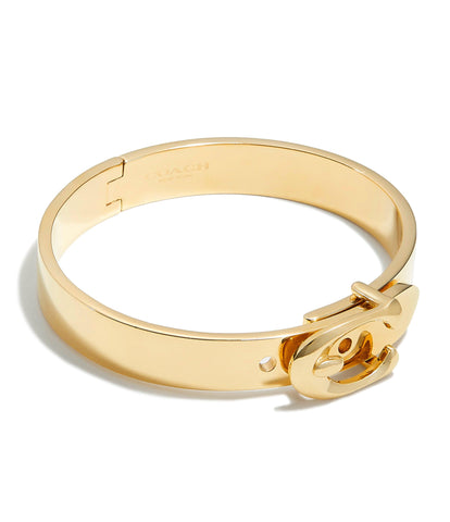 382792gld-signature c buckle bangle bracelet-gold