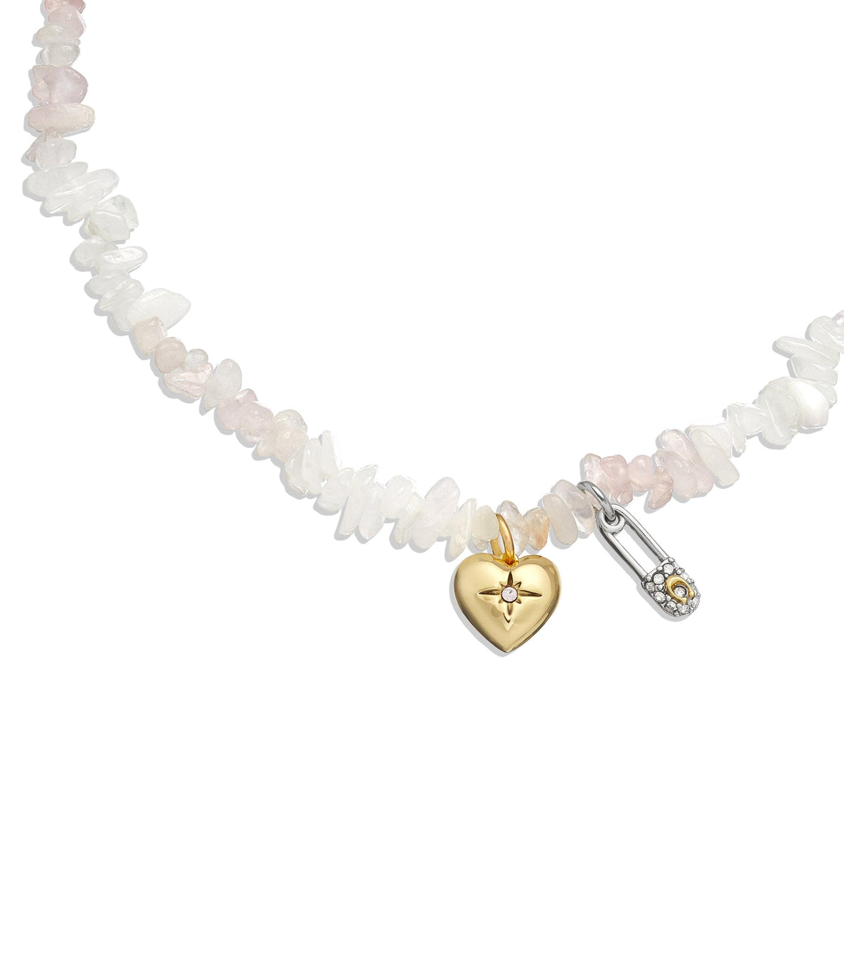 427766gld-signature rose quartz choker necklace-multi