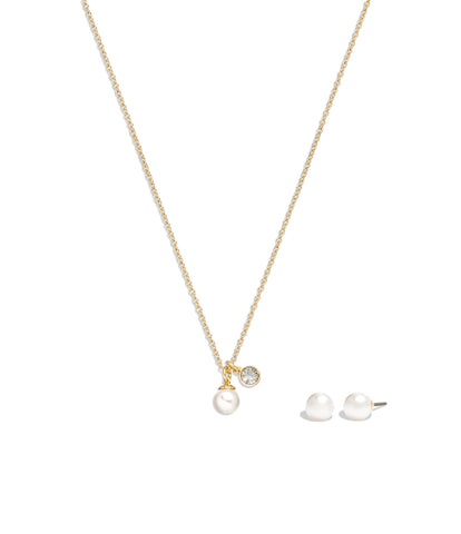 Pearl Jewelry Set-37444337Gld-Pearl