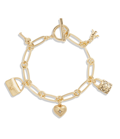 Iconic Charm Bracelet-448318GLD-Shiny Gold