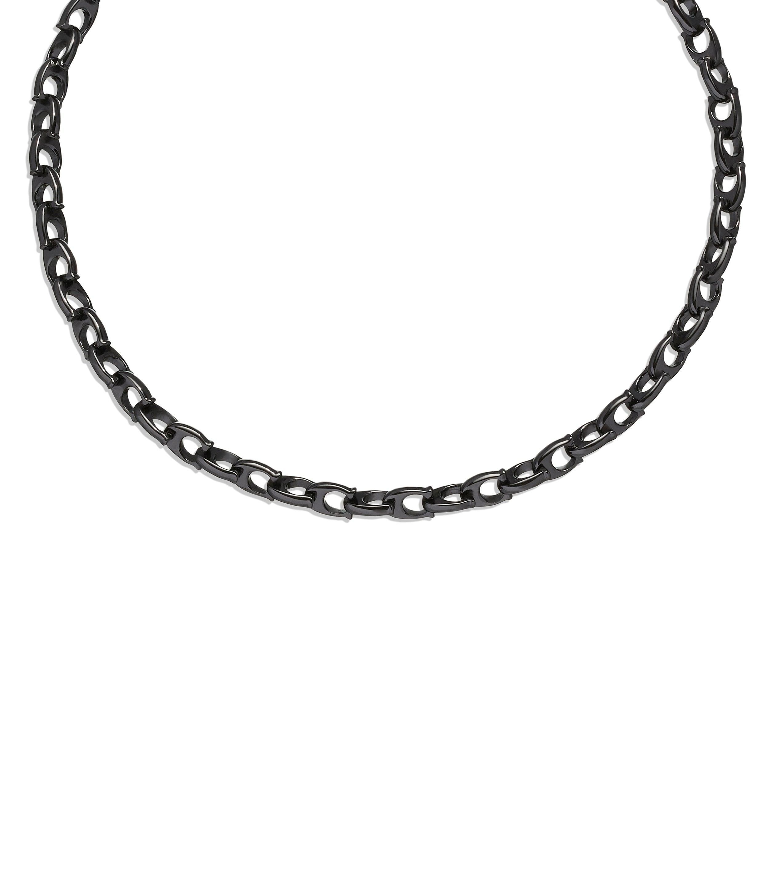 Signature Choker Necklace-448359BLK-Black