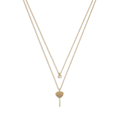 Signature Lollipop Layered Necklace-450355GLD-Multi/Gold