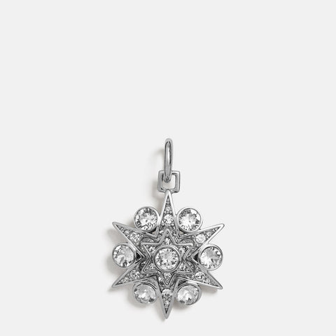 COACH-Pave Snowflake Charm-56805-SV/C6