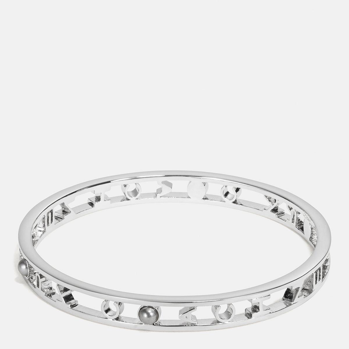 COACH-Coach Rivets Bangle-58458-SLV