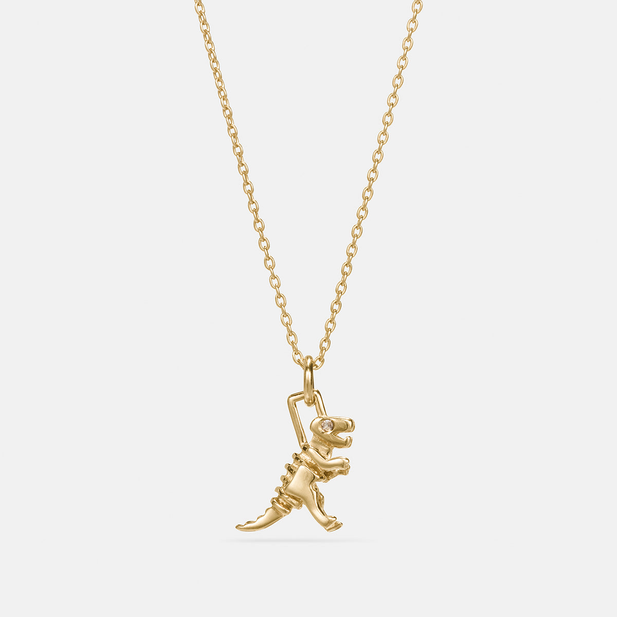 COACH-Mini Demi-Fine Rexy Necklace-58984-gld