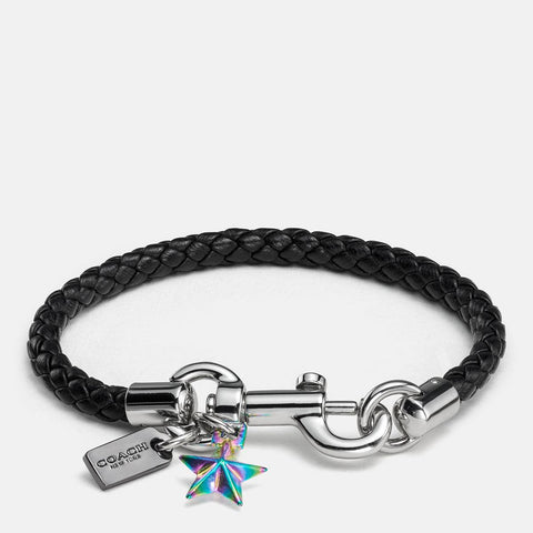 COACH-Coach Charms Friendship Bracelet-59803-SV/BLACK