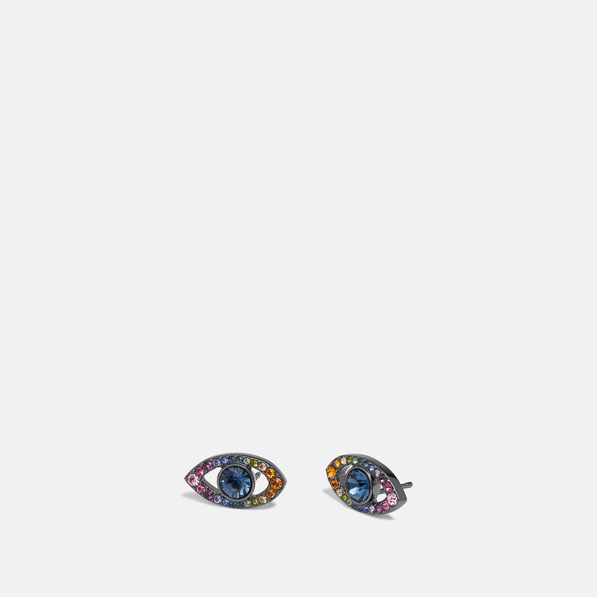 COACH-Lucky Eye Stud Earrings-66827-BKE1L