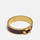 Coach-Large Hinged Bangle-75780-Gd/Wine