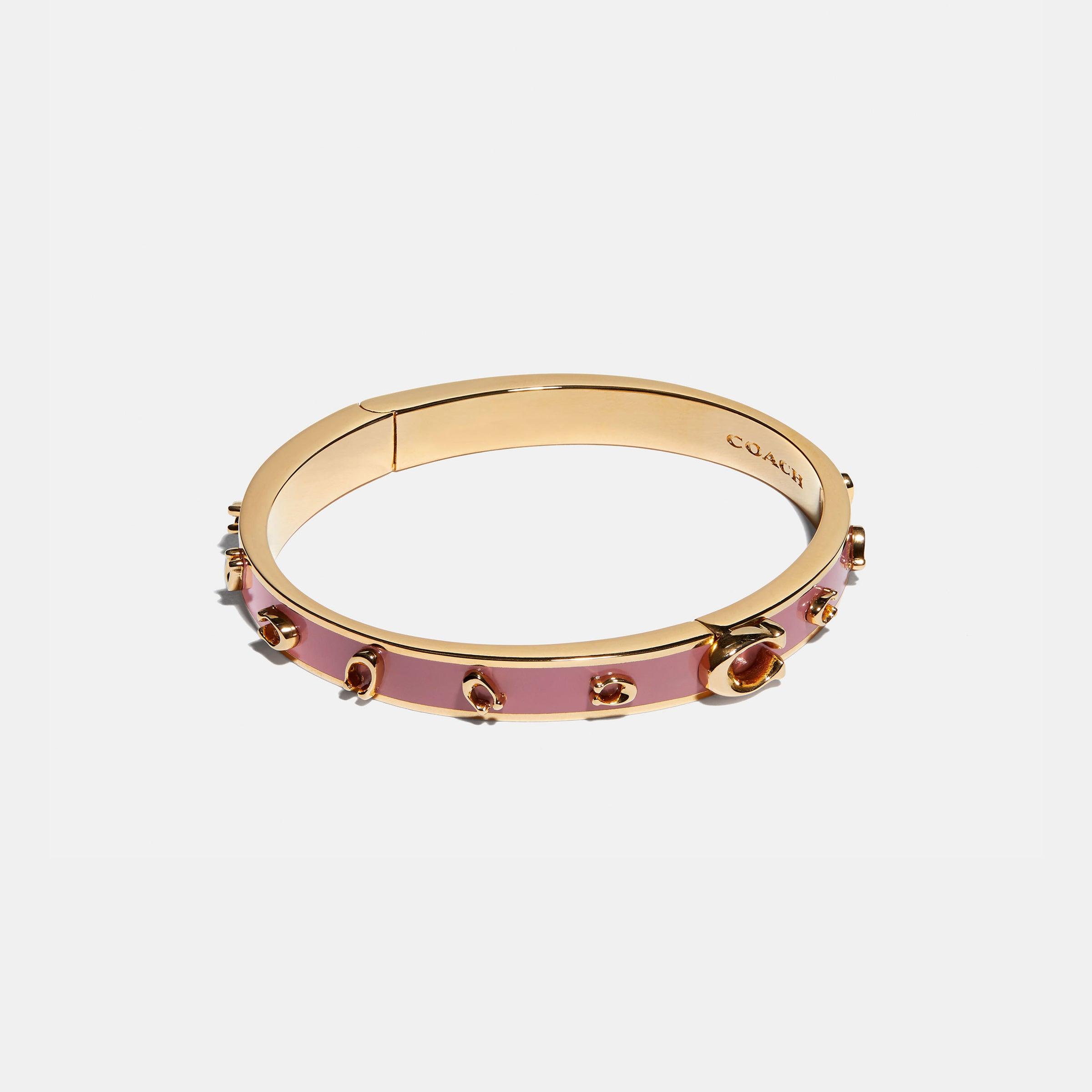 Pegged Signature Bangle - COACH Saudi Arabia Official Site