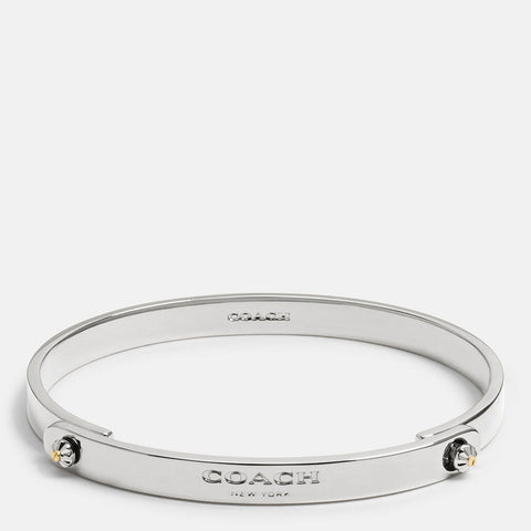 COACH-Daisy Rivet Coach Tension Bangle-90915-slv