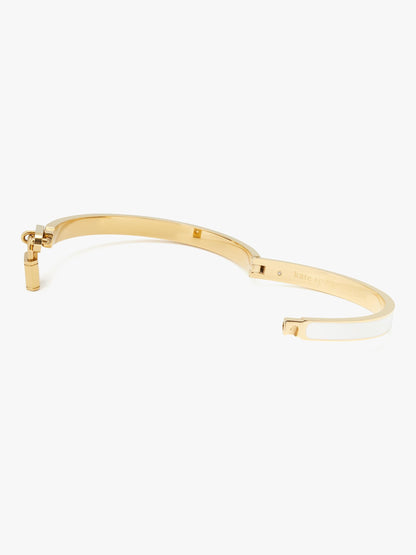 lock and spade charm bangle