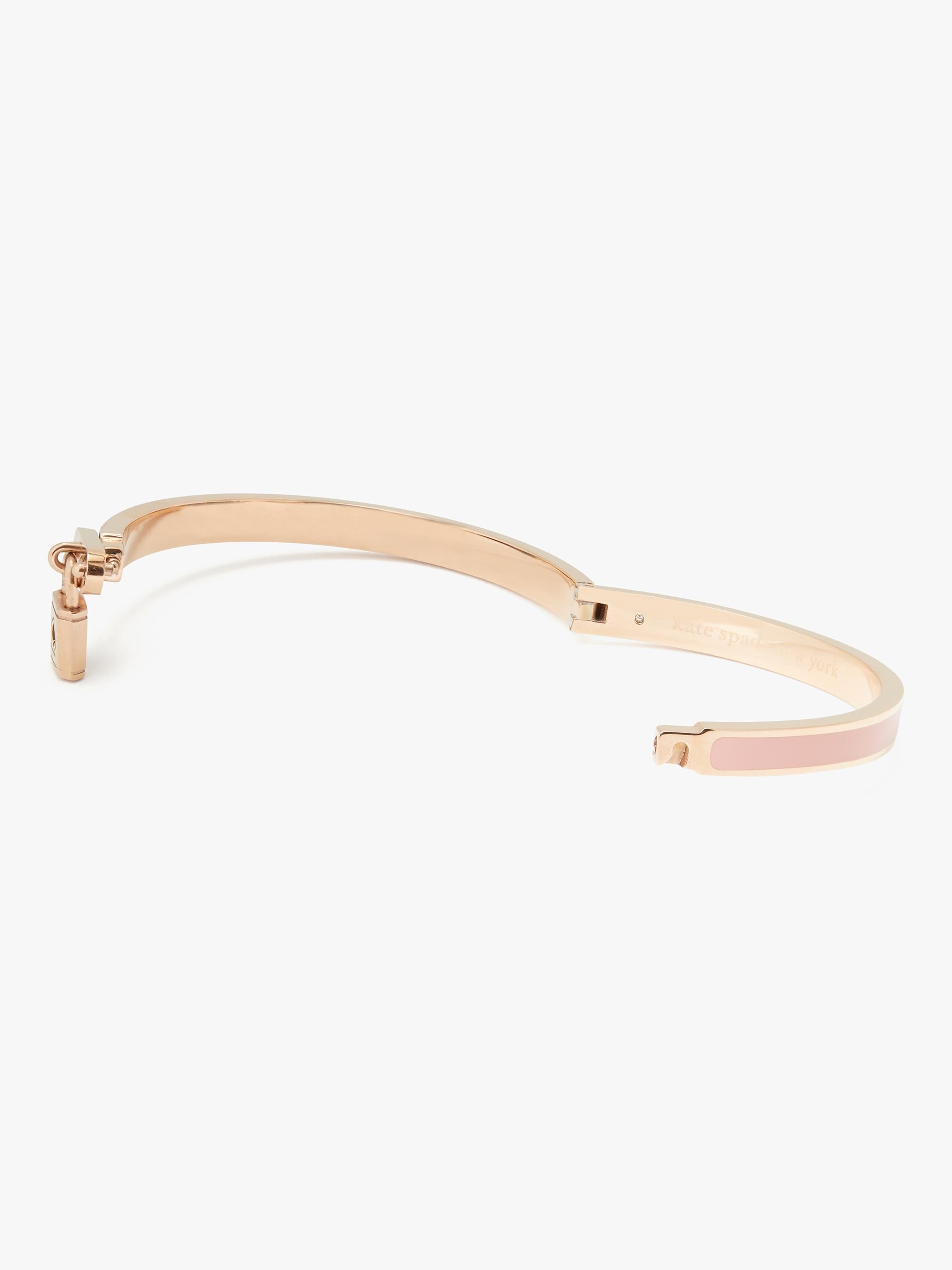 lock and spade charm bangle