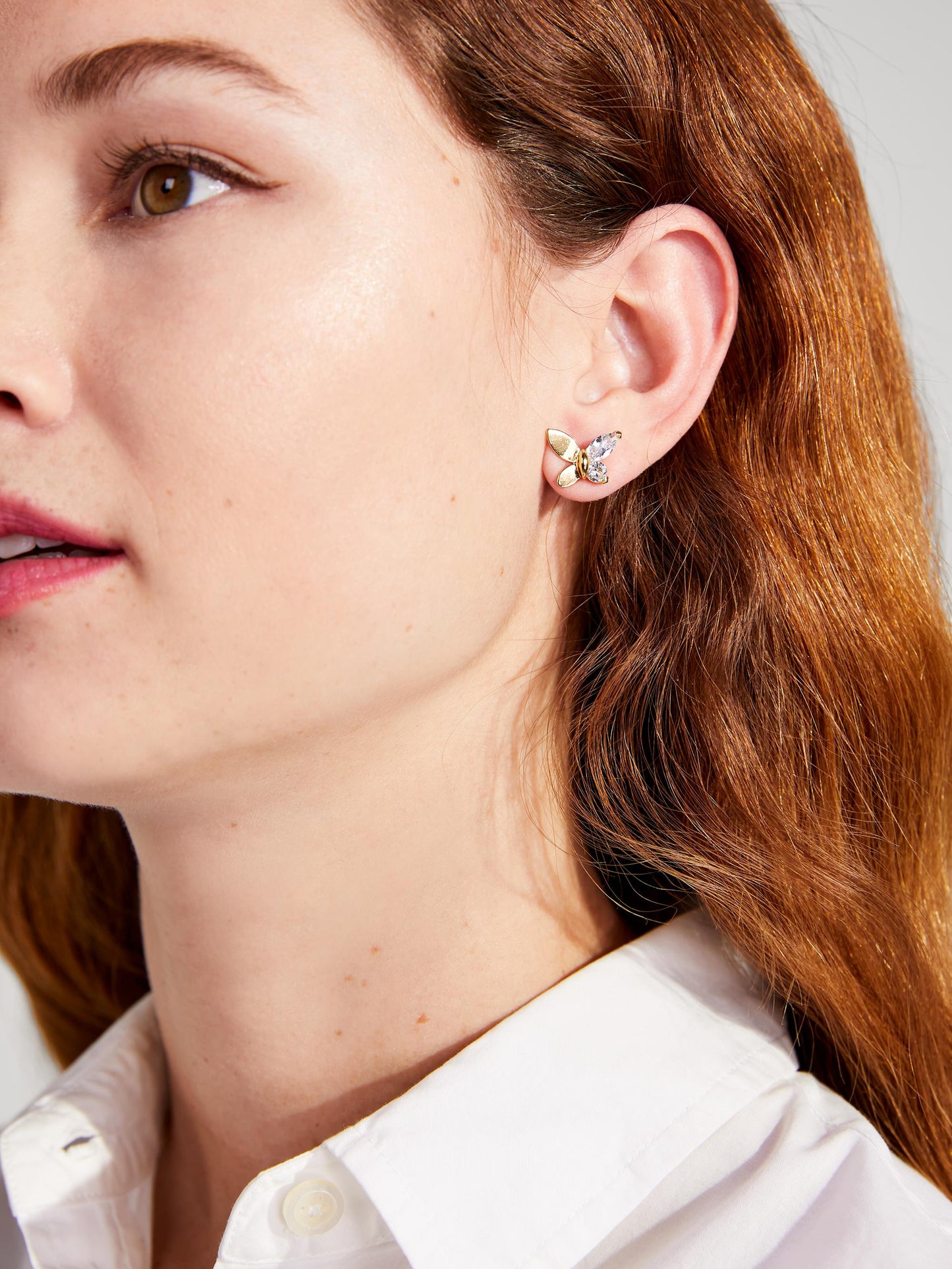 social butterfly studs