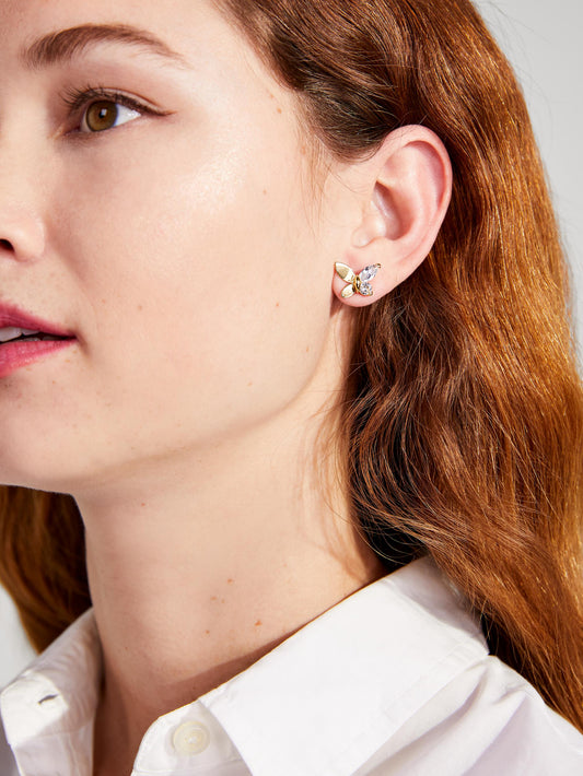 social butterfly studs